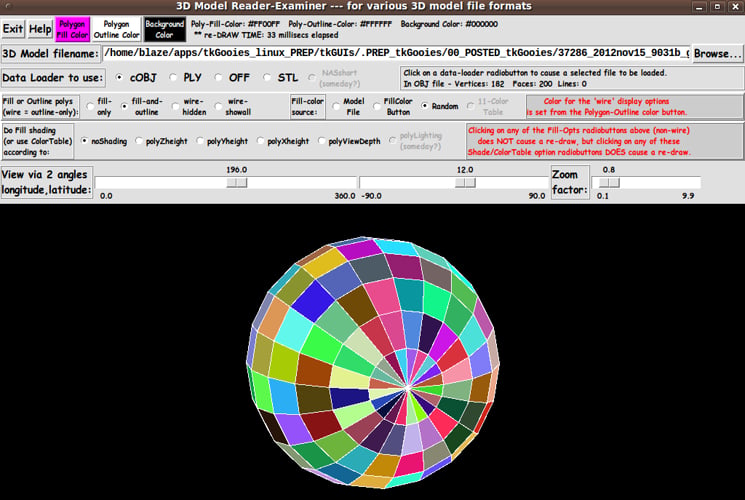 A 3D Model Generator GUI