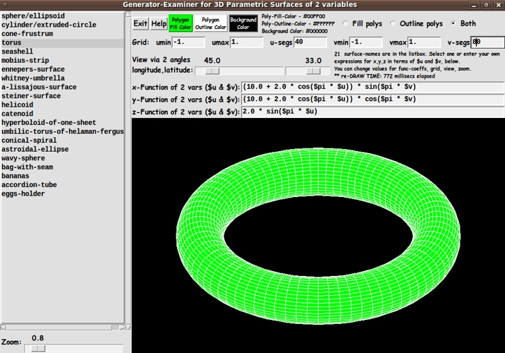 3DparametricSurfaceViewer_GUI_torus_greenONblack_screenshot_716x500.jpg