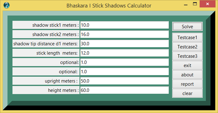 Bhaskara Stick Shadows screenshot