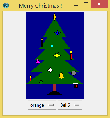 Design your own Christmas Tree screen png