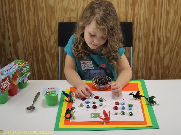 Dragon Counting Dice Game child