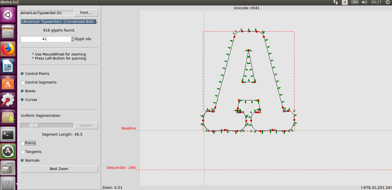 Image glyphSampleLinux