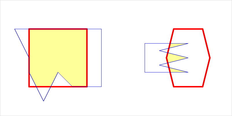 Polygon intersection screenshot