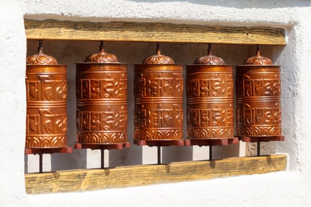 Quantum Superposition Hexagrams prayer wheel