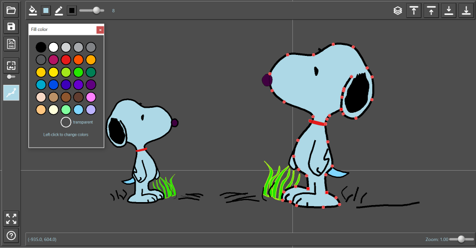 image Snoopy-editing