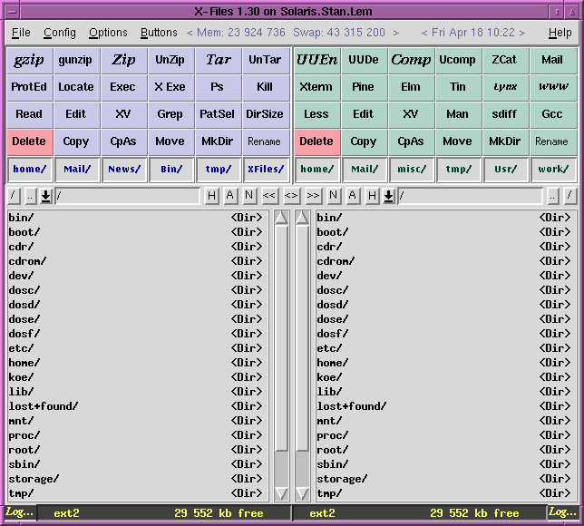 x-files screenshot main